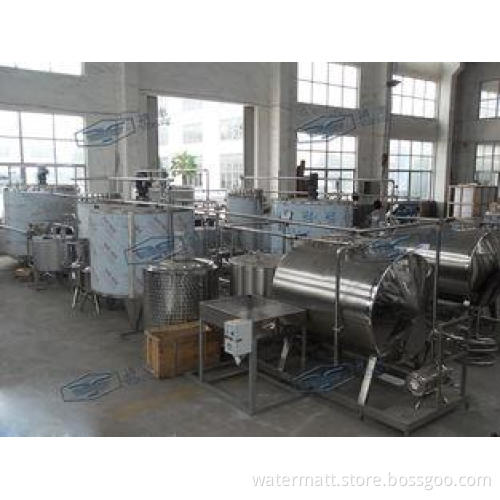 Electric Aseptic Juice Processing Equipment Mixing Steriliz